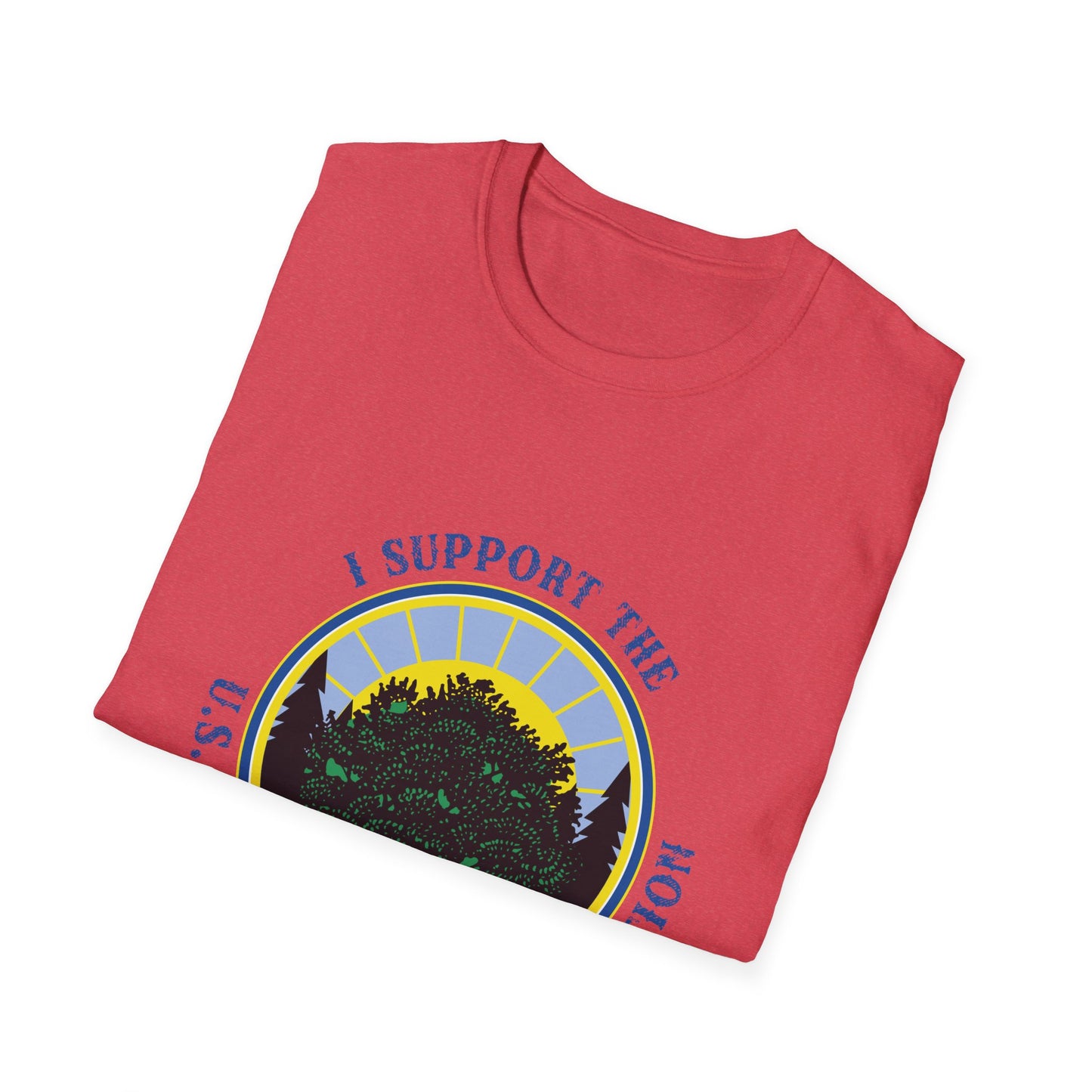 (Unisex classic tee) I Support US Department of Education